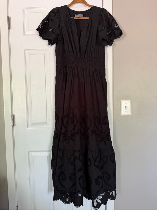 Anthropologie Dresses & Skirts - Anthropologie Black Somerset Lace Maxi Dress
